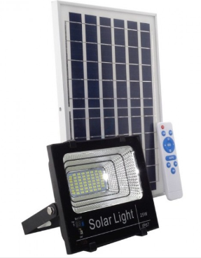 Proiector LED 25W cu panou solar si telecomanda FO-T225